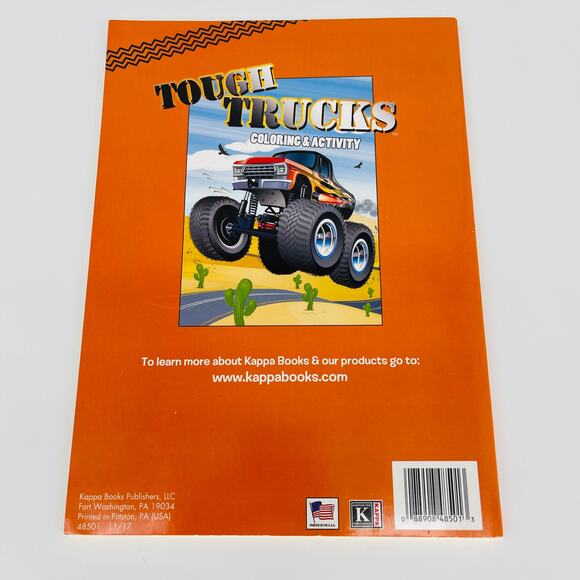 Tough Trucks Coloring & Activity Book - New / Unused - Picture 7 of 13